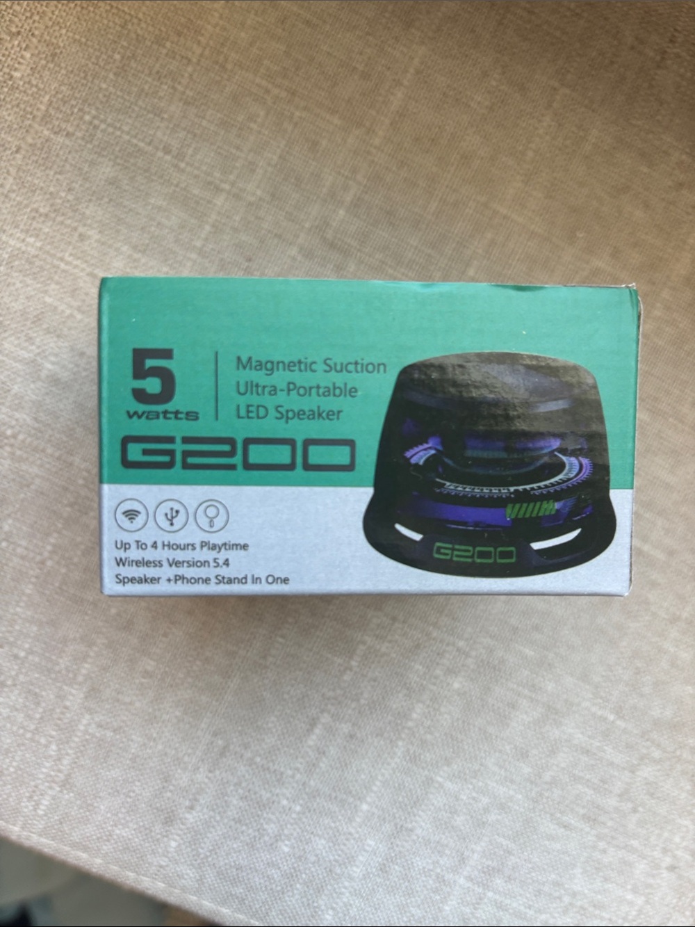Magnetic Portable Bluetooth Speaker - Black